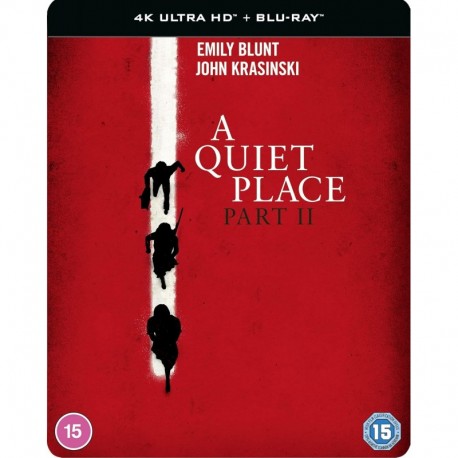 A Quiet Place Part II 4K UHD Steelbook [Blu-ray] [2021] [Region A & B & C]
