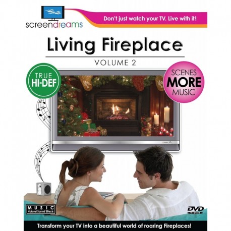Screen Dreams: Living Fireplace, Vol. 2 [Blu-ray]