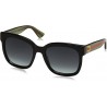 Sunglasses Gucci GG0034S 002 Black/Green w/ Grey Gradient Lens 54