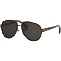 Sunglasses Gucci GG0447S 001 Black w/ Grey Polarized Lens 58mm