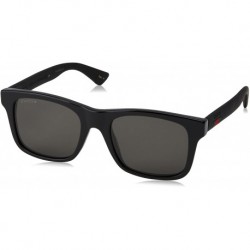 Sunglasses Gucci GG0008S 002 Black / Grey Polarized Lens 53mm