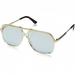 Sunglasses Gucci GG 0200 S 005 YELLOW / LIGHT BLUE GOLD