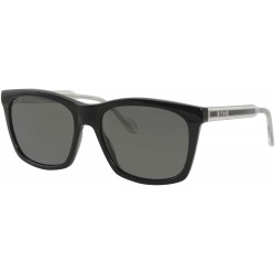 Sunglasses Gucci GG 0558S 002 Black Plastic Square Grey Lens