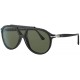 Sunglasses Persol PO3217S 95/31 Black w/ Green Lens 59mm