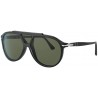 Sunglasses Persol PO3217S 95/31 Black w/ Green Lens 59mm