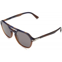 Sunglasses Persol PO3206S 1066R5 Blue Stripped Orange/Grey Lens 5