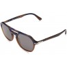 Sunglasses Persol PO3206S 1066R5 Blue Stripped Orange/Grey Lens 5