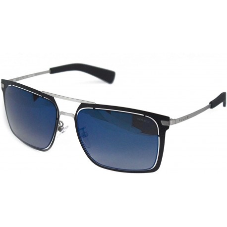 Sunglasses Police SPL 159 M Black Blue Mirror 531X