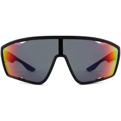 Sunglasses Prada PS09U Black/Blue Lens Mirror