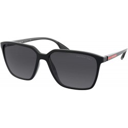 Sunglasses Prada Linea Rossa PS 6 VSF 1BO5Z1 Black Demishiny