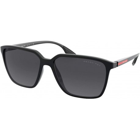 Sunglasses Prada Linea Rossa PS 6 VSF 1BO5Z1 Black Demishiny