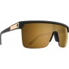 Sunglasses Spy Flynn 5050 25 Anniv Matte Black Gold HD Plus Bronz
