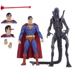 Action Figure NECA 2019 SDCC Exclusive Superman vs Aliens 2-Pack Fi