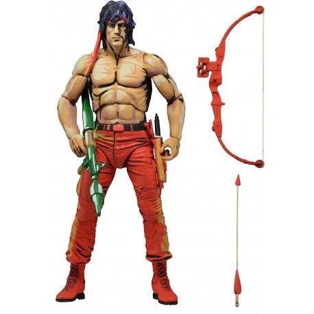 Action Figure NECA Rambo 7" First Blood Part II Action Figure Class