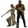 Action Figure Kotobukiya Star Wars Force Awakens Rey & Finn Artfx S