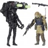 Action Figure Star Wars Rogue One Imperial Death Trooper and Rebel
