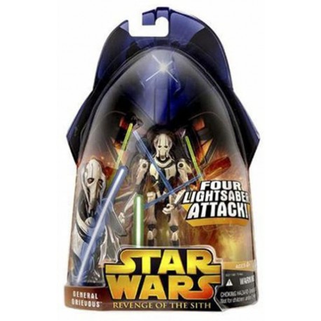 Action Figure Star Wars General Grievous 4 Armed Episode 3