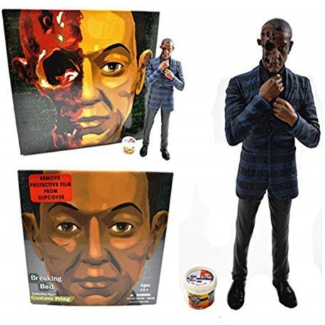 Action Figure Mezco Breaking Bad Gus Fring Burned Face Action Figur