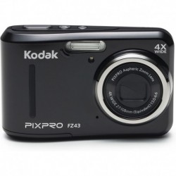 Digital Camera Kodak PIXPRO Friendly Zoom FZ43-BK 16MP 4X Op